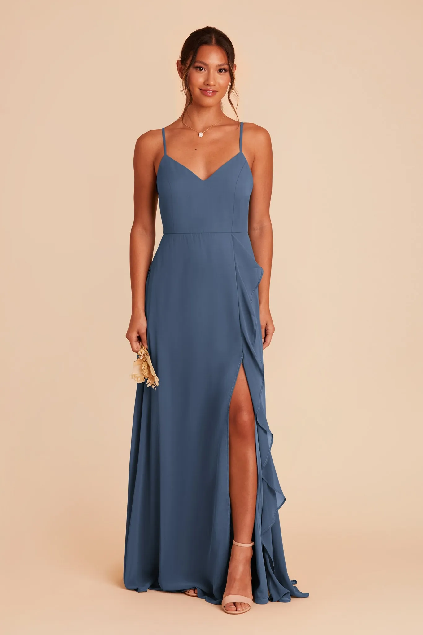 Theresa Chiffon Dress - Twilight sold by Birdy Grey