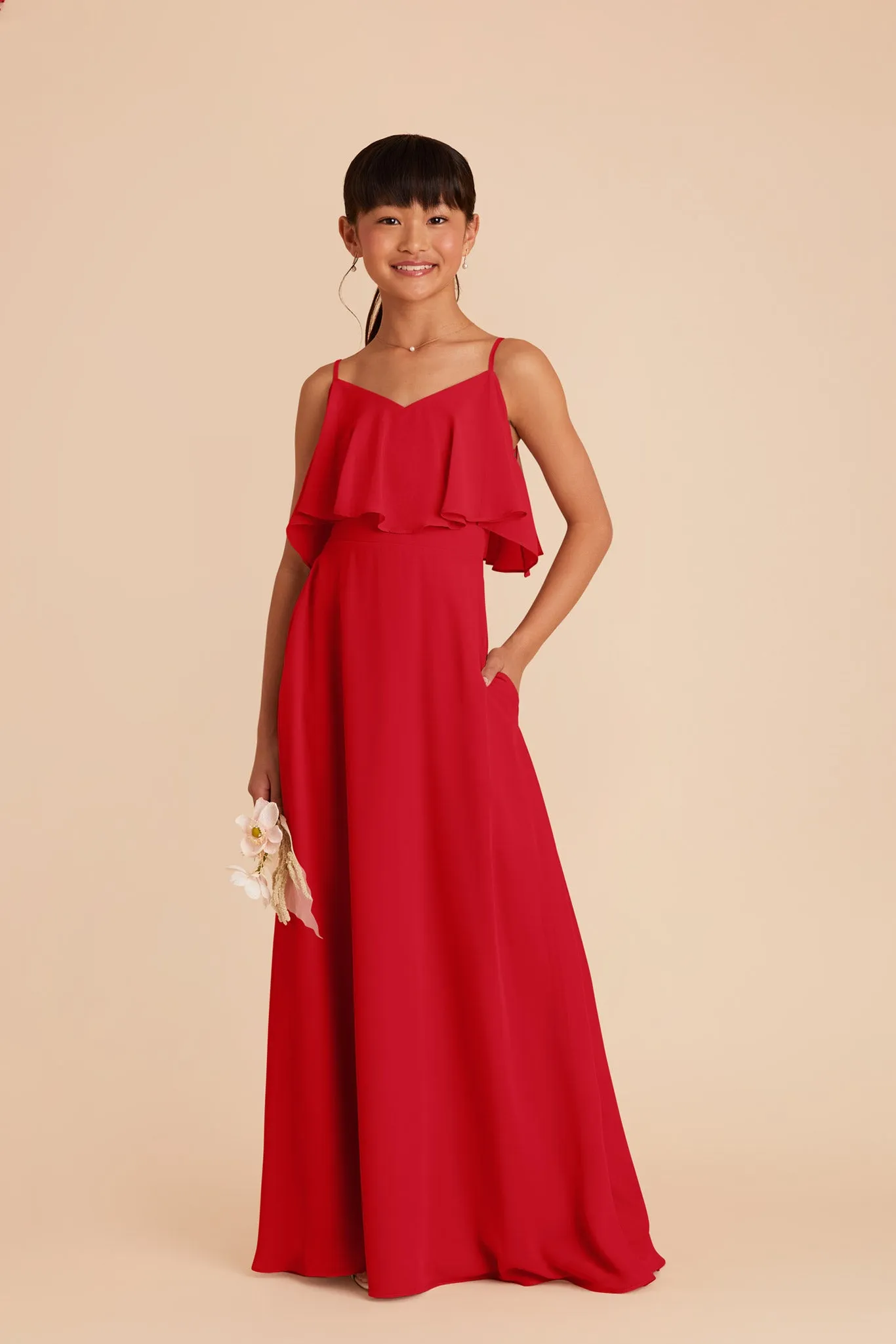 Janie Convertible Junior Dress - Ruby Red sold by Birdy Grey product image thumbnail 3