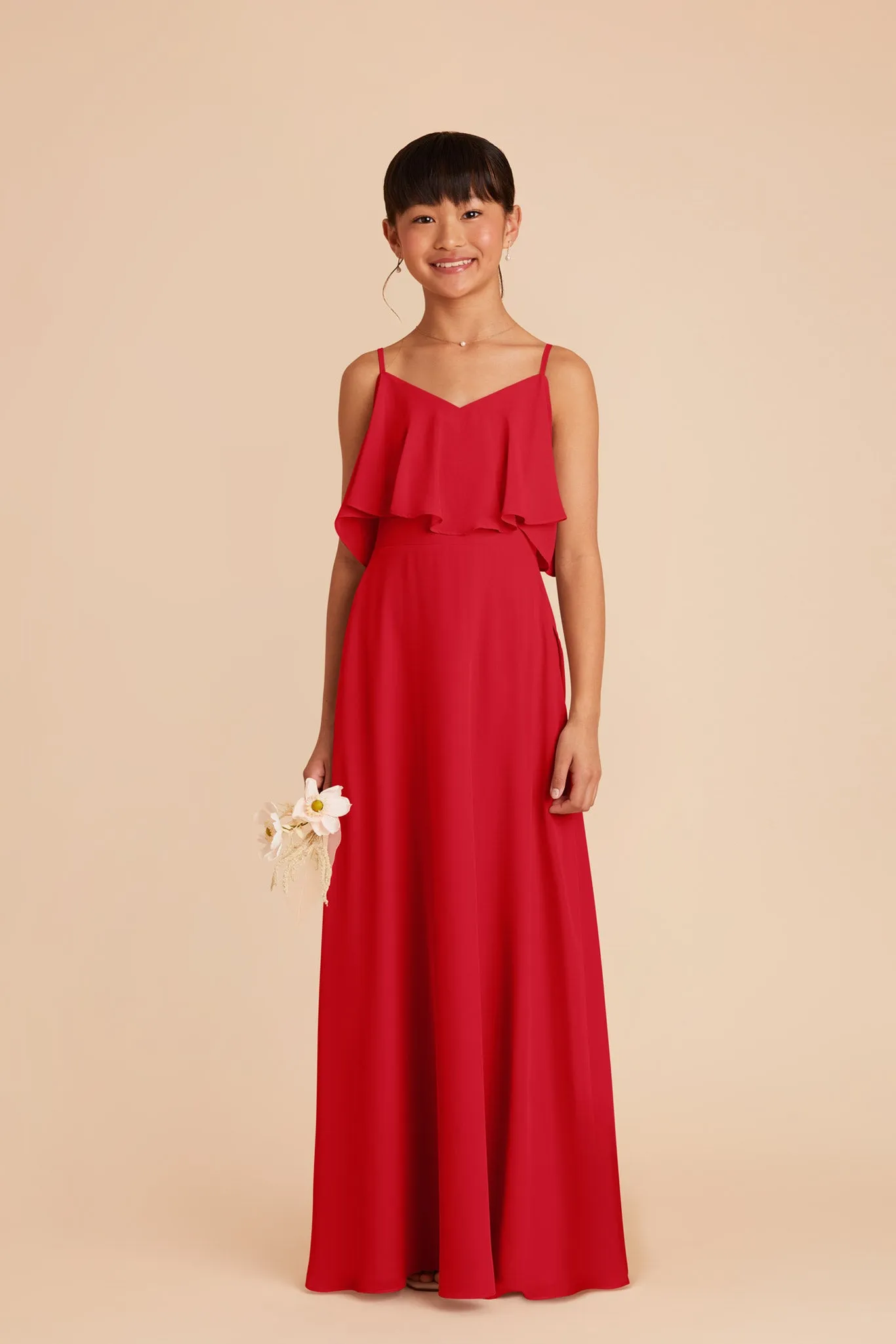 Janie Convertible Junior Dress - Ruby Red sold by Birdy Grey