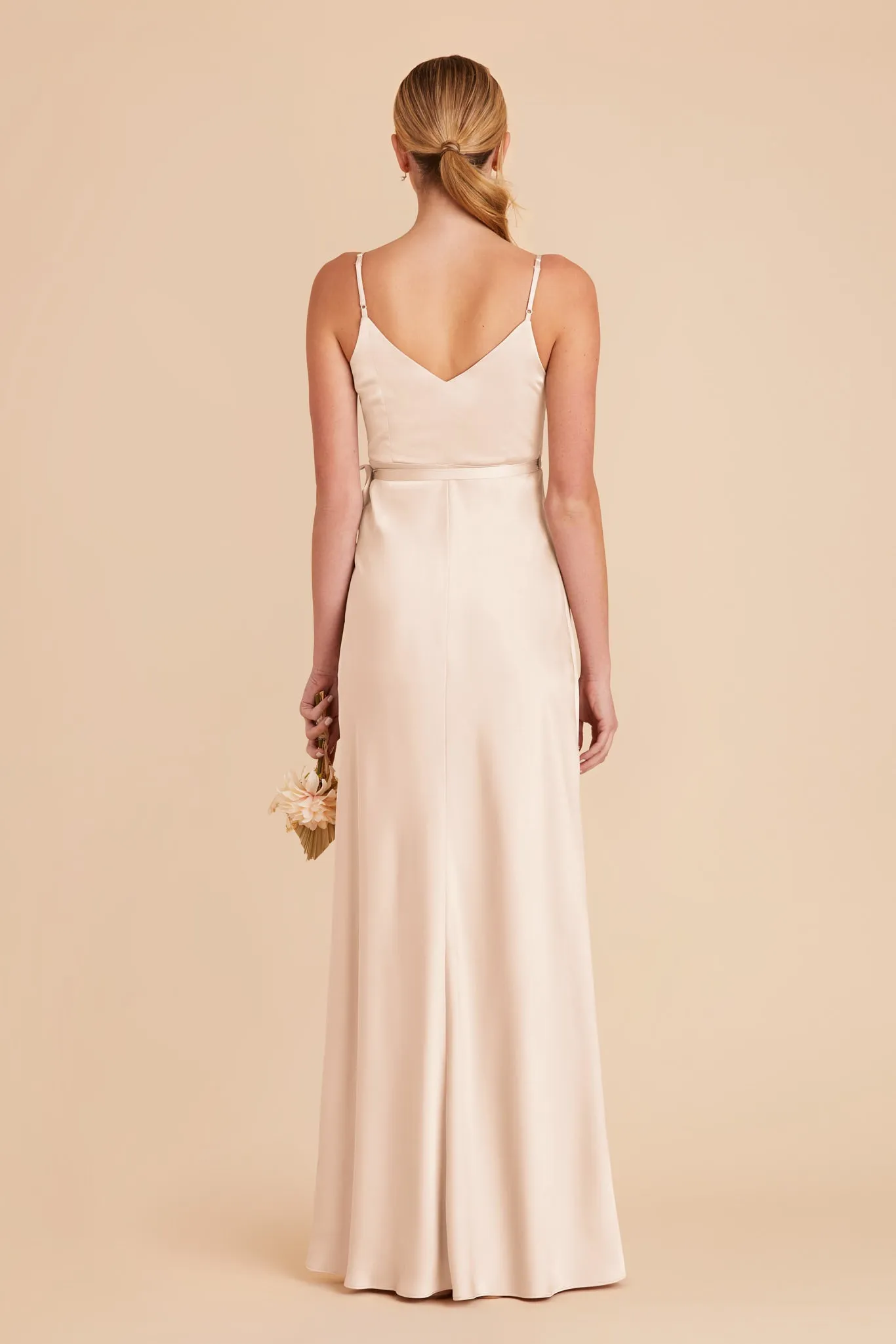 Cindy Matte Satin Dress - Champagne sold by Birdy Grey product image thumbnail 5