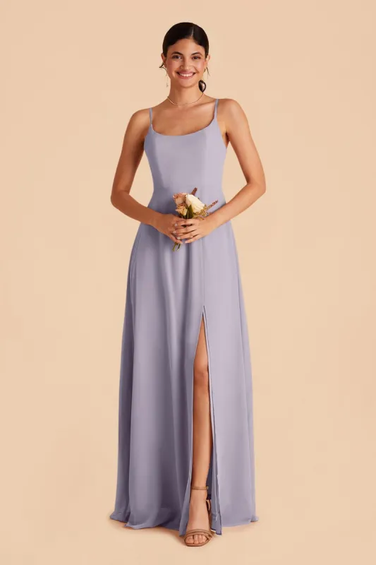 Amy Chiffon Dress - Dusty Lilac sold by Birdy Grey