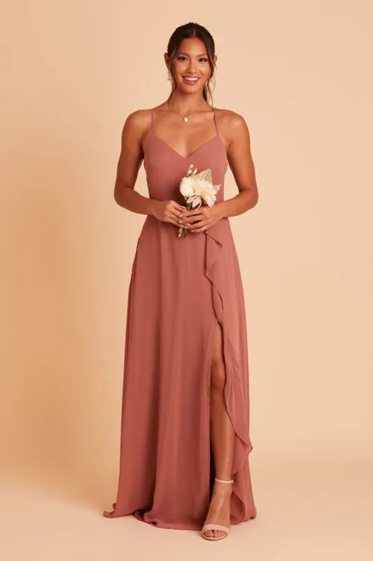 Theresa Chiffon Dress - Desert Rose sold by Birdy Grey