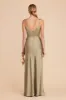 Jay Matte Satin Dress - Moss Green sold by Birdy Grey