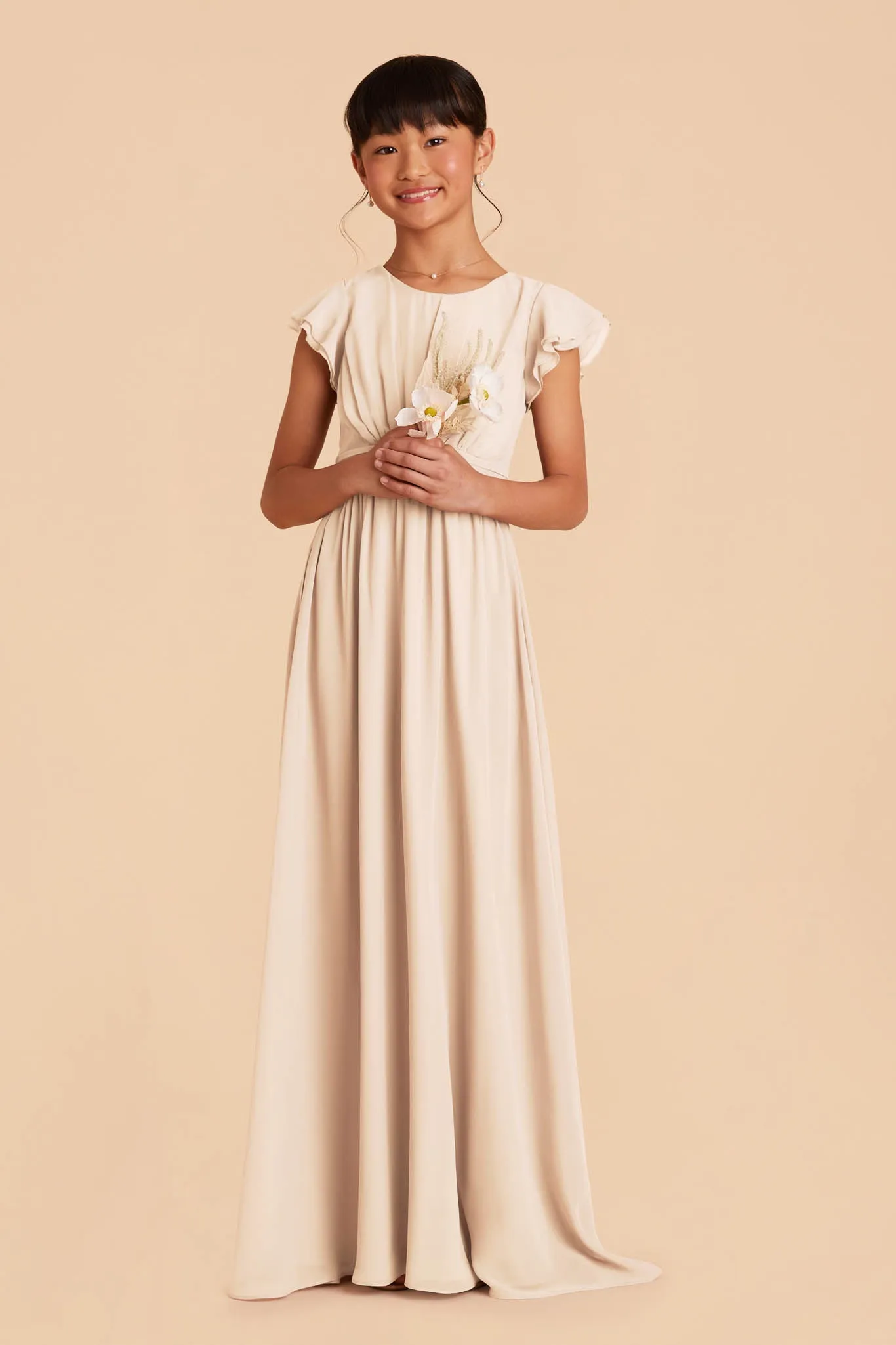 Celine Junior Dress - Champagne sold by Birdy Grey product image thumbnail 4