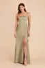 Mai Matte Satin Dress - Moss Green sold by Birdy Grey