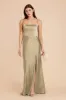 Mai Matte Satin Dress - Moss Green sold by Birdy Grey
