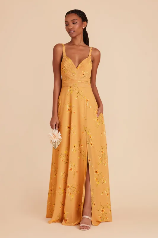Deborah Chiffon Dress - Marigold Le Fleur sold by Birdy Grey