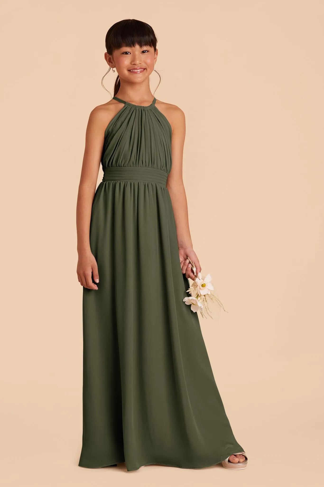 Sienna Junior Dress - Olive sold by Birdy Grey product image thumbnail 3