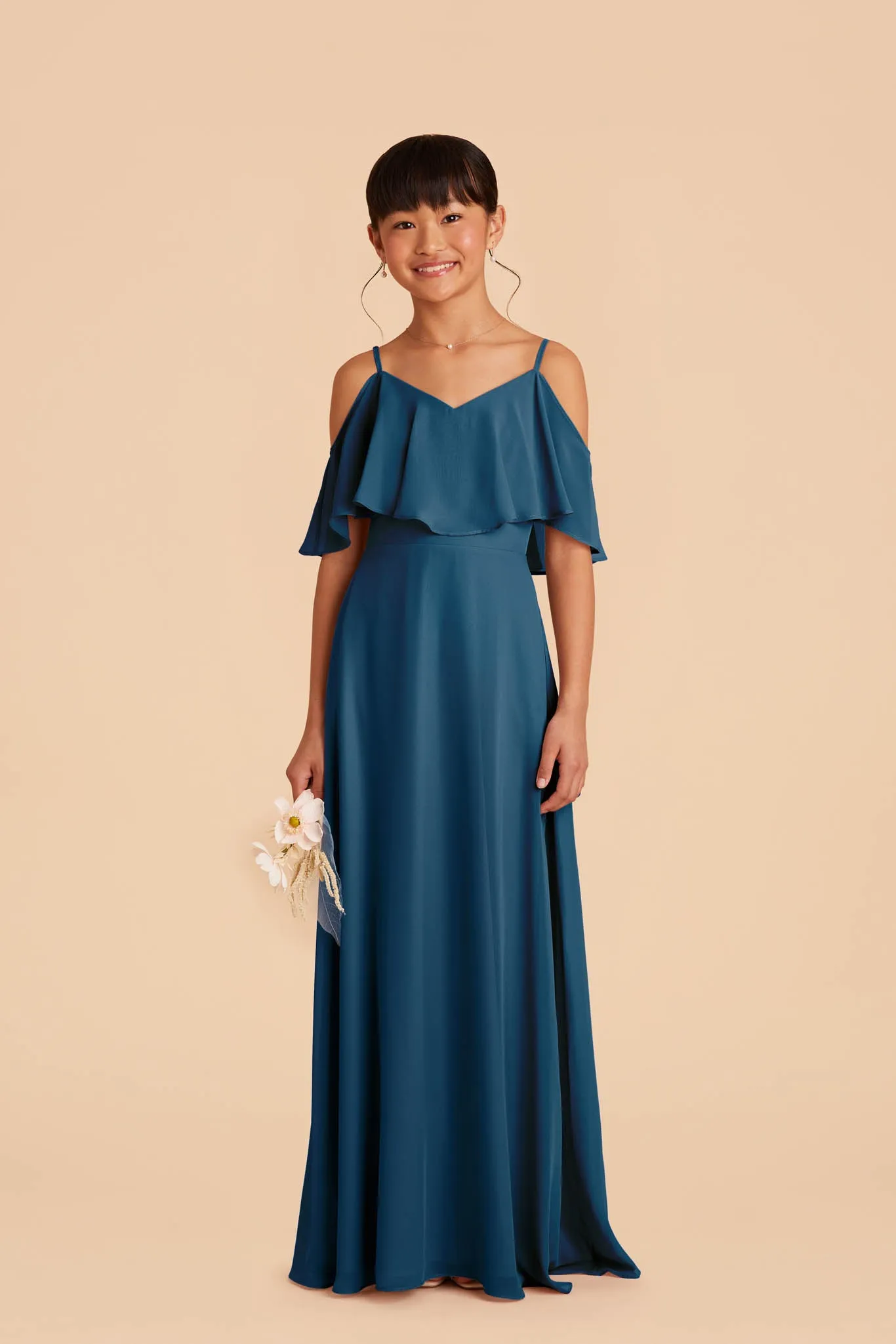 Janie Convertible Junior Dress - Dark Teal sold by Birdy Grey