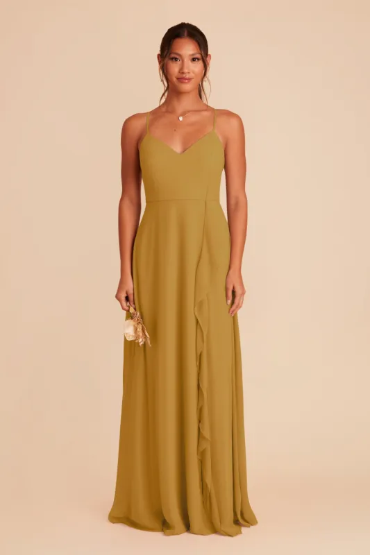Theresa Chiffon Dress - Marigold sold by Birdy Grey