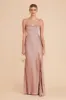 Jessica Matte Satin Dress - English Rose sold by Birdy Grey
