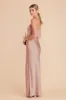 Jessica Matte Satin Dress - English Rose sold by Birdy Grey