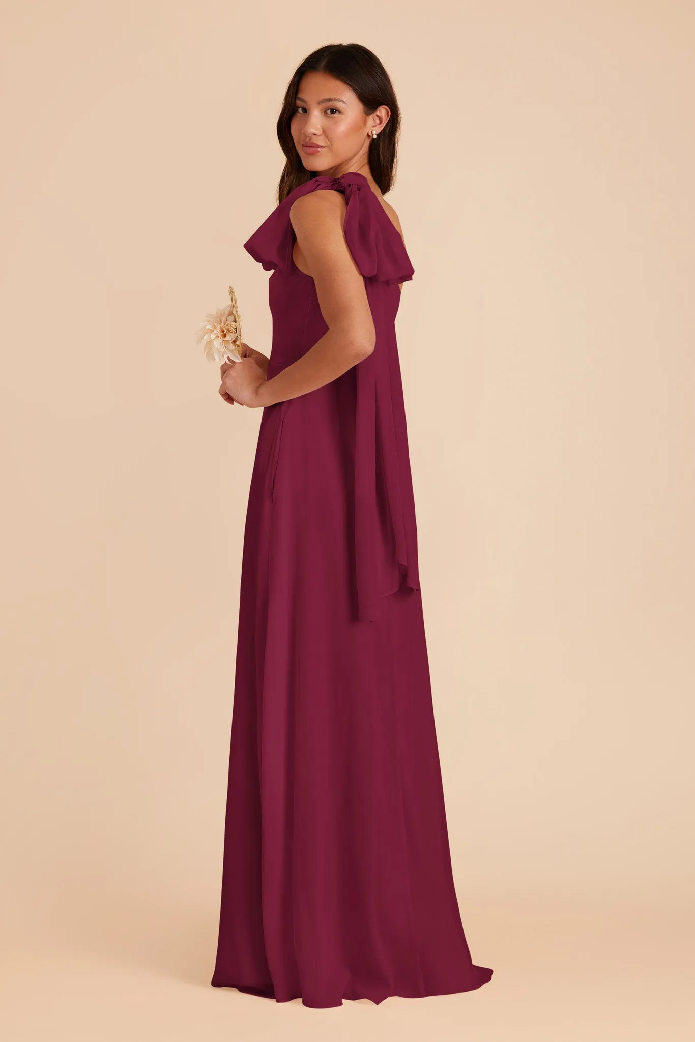 Melissa Chiffon Dress - Berry sold by Birdy Grey product image thumbnail 4