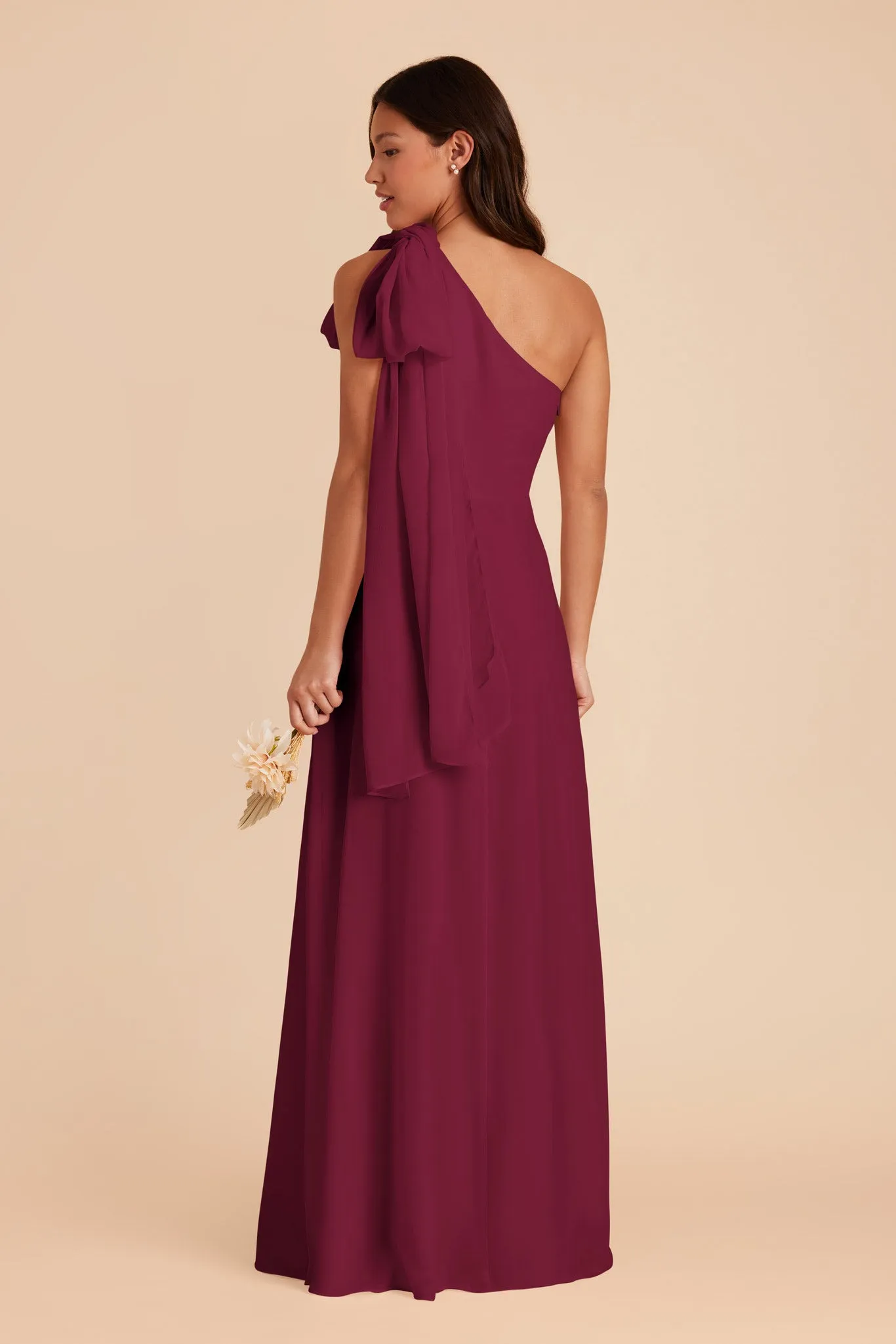 Melissa Chiffon Dress - Berry sold by Birdy Grey product image thumbnail 5