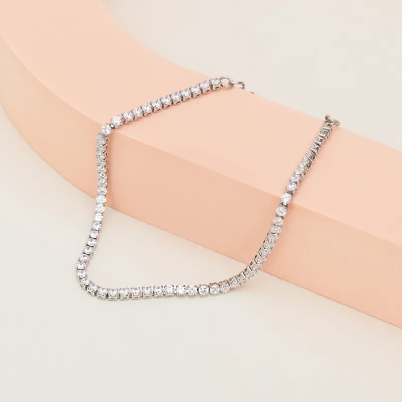 Tennis Bracelet - Silver sold by Birdy Grey
