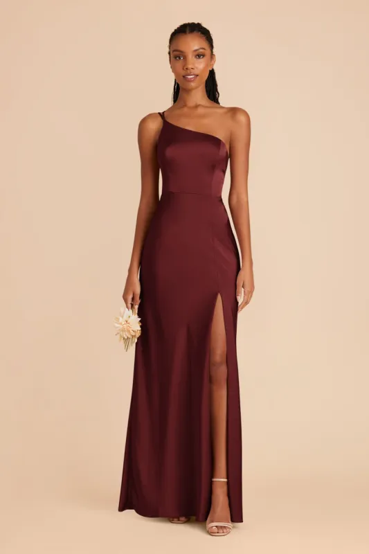 Kensie Matte Satin Dress - Cabernet sold by Birdy Grey