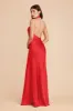 Stephanie Matte Satin Dress - Ruby Red sold by Birdy Grey