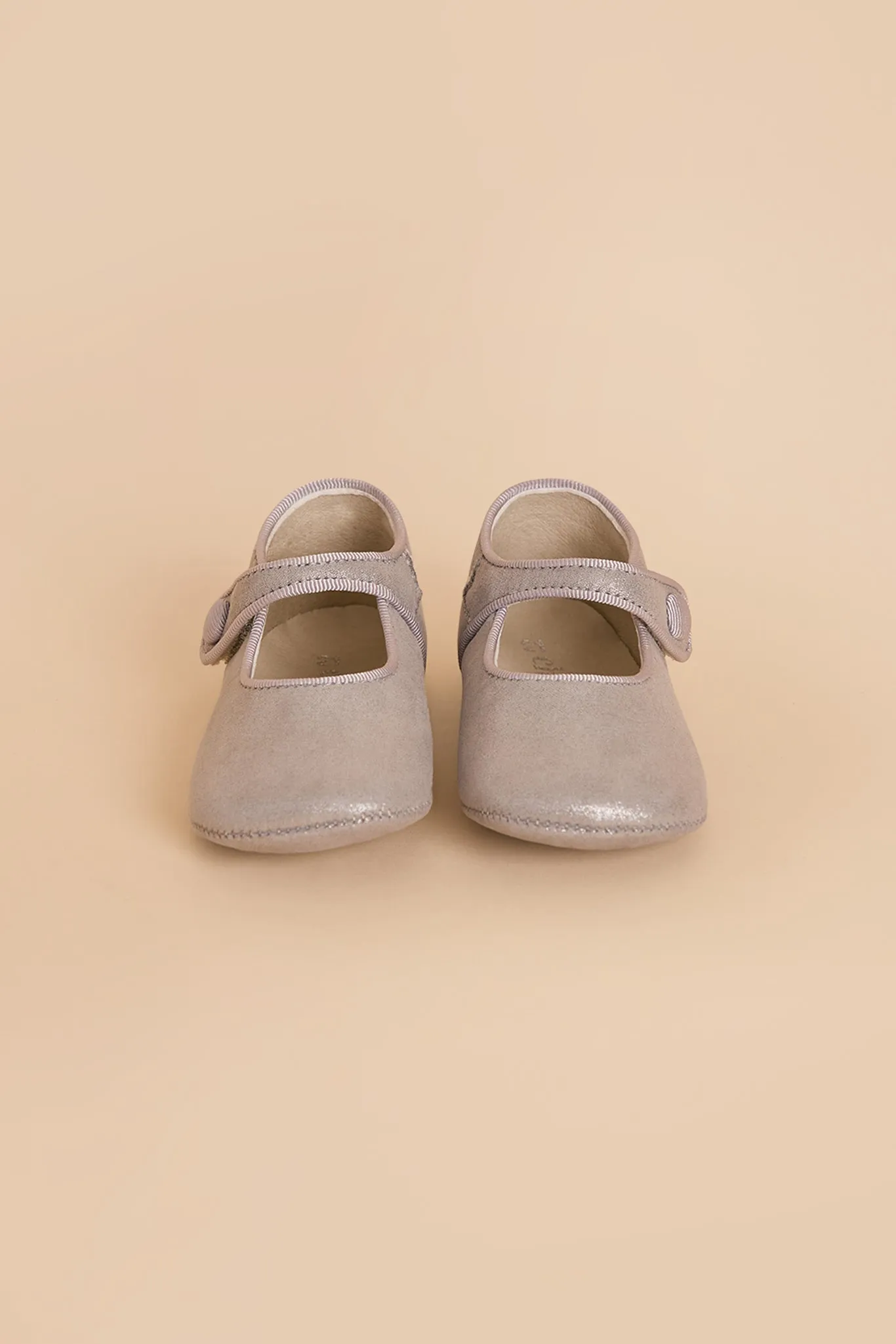 My First Patent Leather Mary Janes - Silver Shimmer sold by Birdy Grey product image thumbnail 2