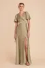 Marni Matte Satin Dress - Moss Green sold by Birdy Grey