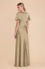 Marni Matte Satin Dress - Moss Green sold by Birdy Grey