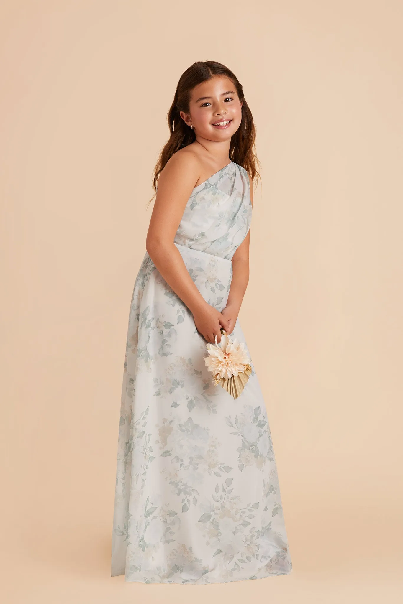Kiara Junior Chiffon Dress - Sage Spring Garden sold by Birdy Grey product image thumbnail 3