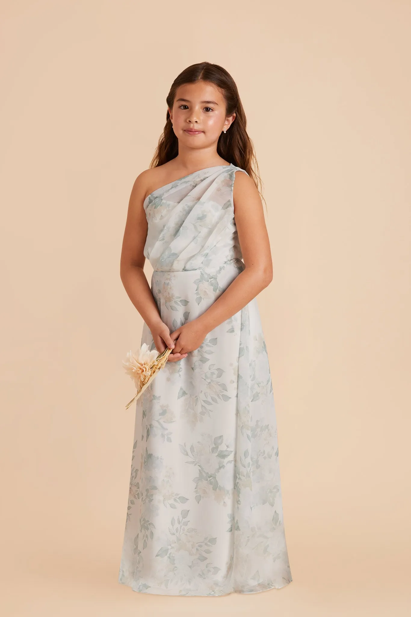 Kiara Junior Chiffon Dress - Sage Spring Garden sold by Birdy Grey product image thumbnail 4