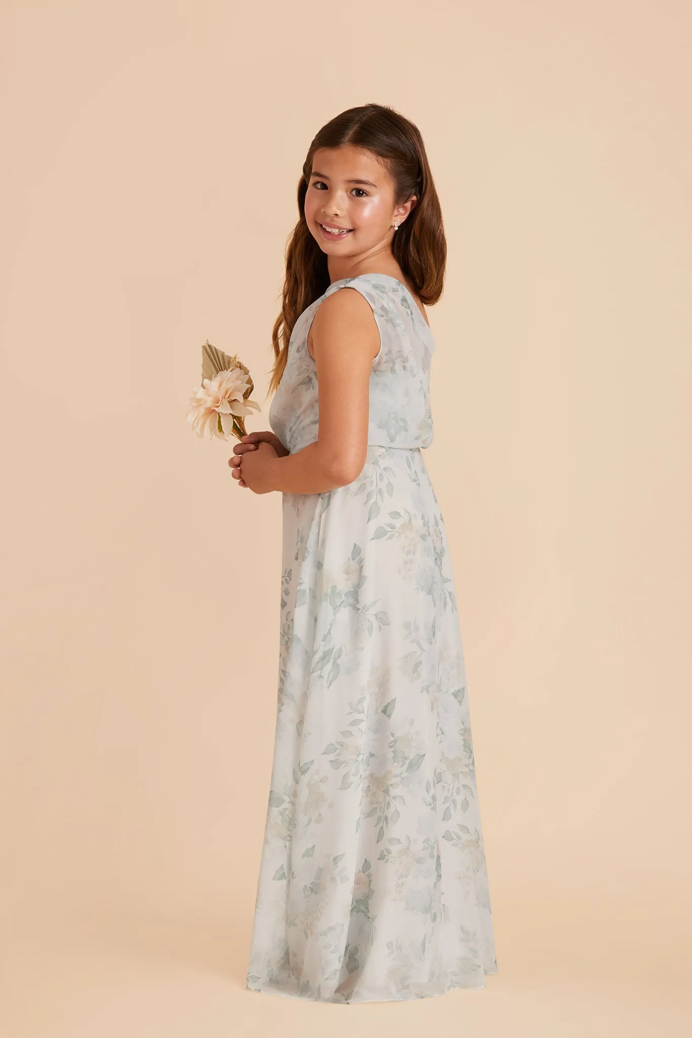 Kiara Junior Chiffon Dress - Sage Spring Garden sold by Birdy Grey product image thumbnail 5