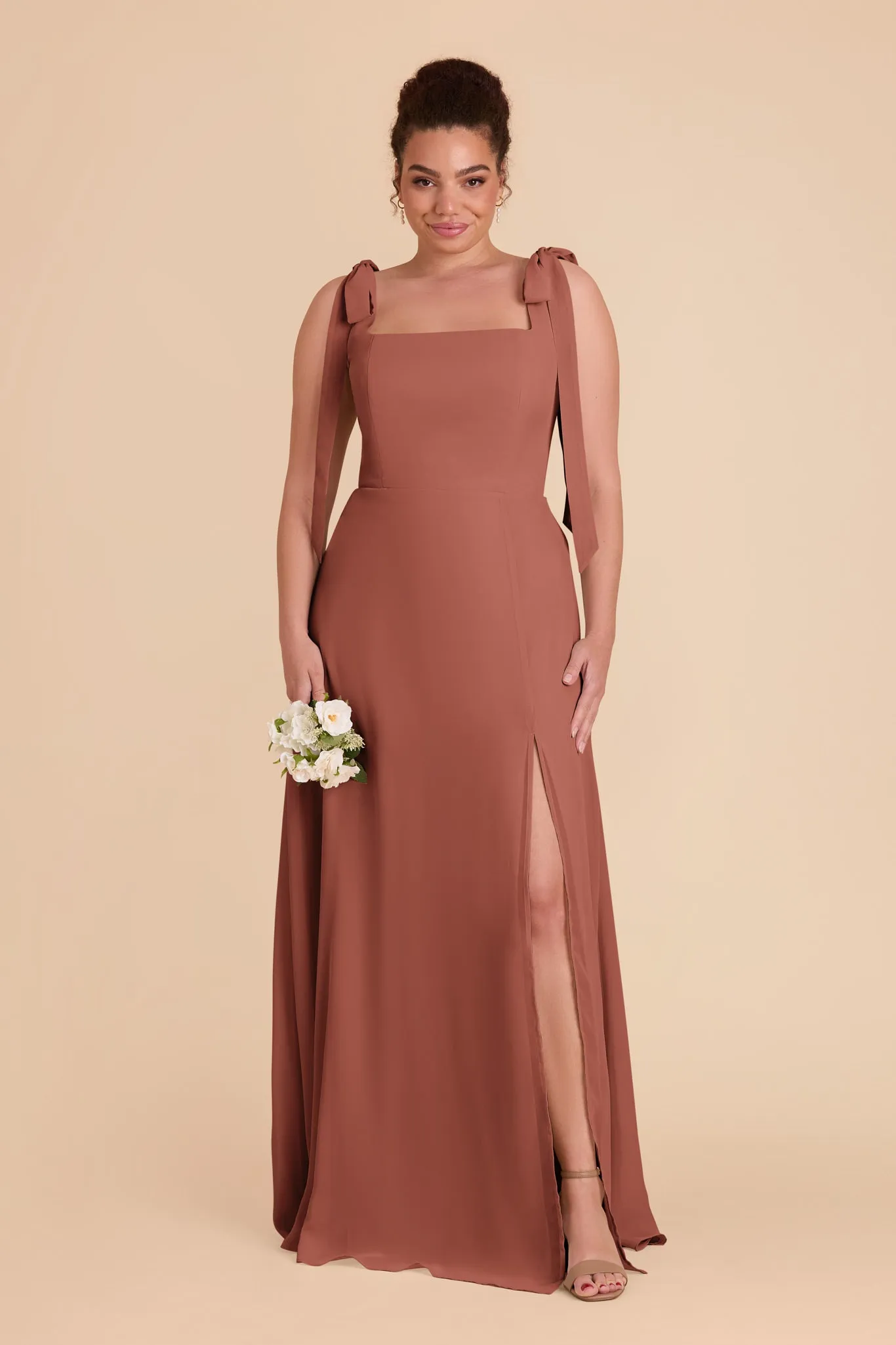 Alex Convertible Dress Chiffon - Desert Rose sold by Birdy Grey