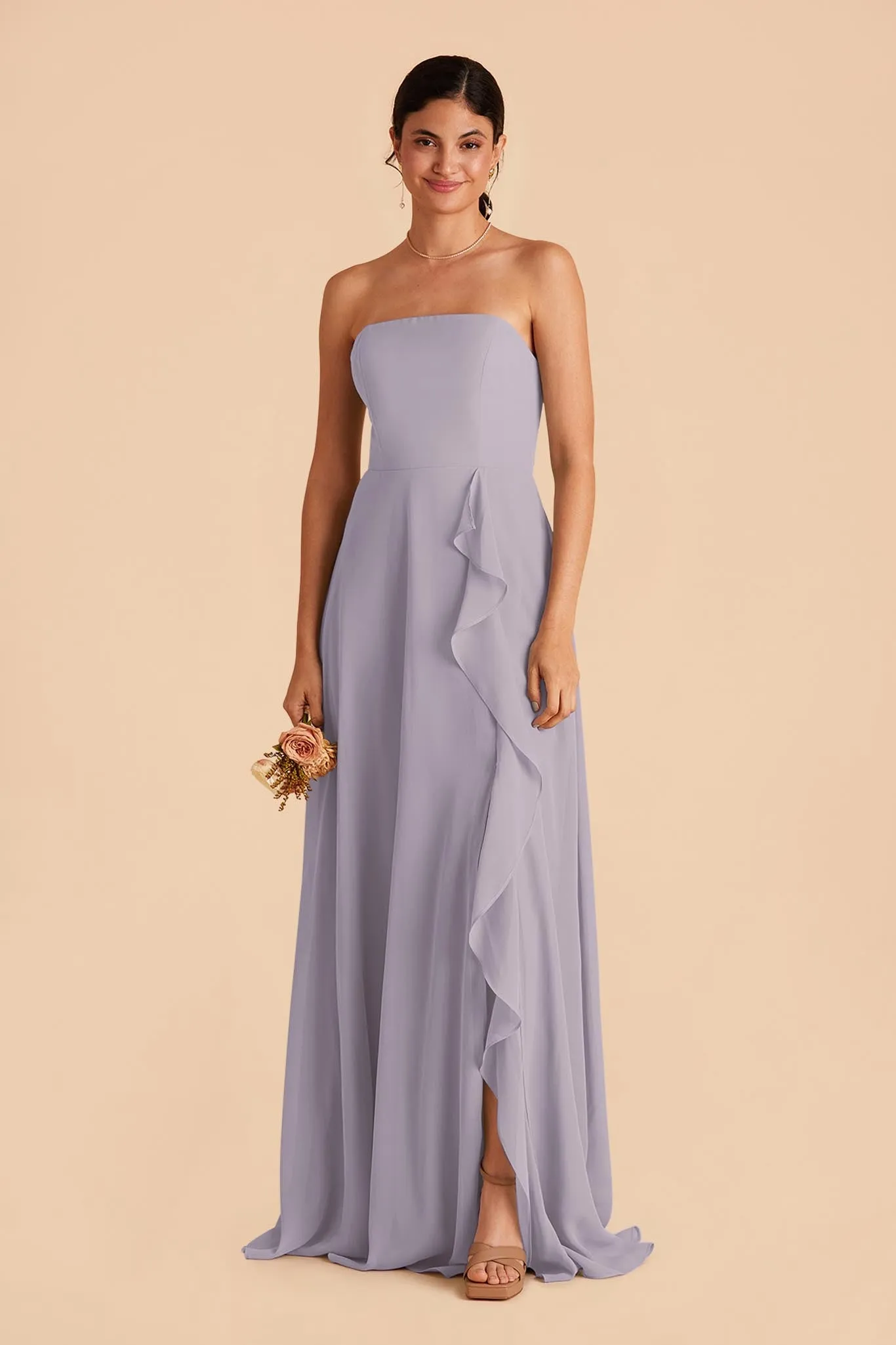 Winnie Convertible Chiffon Dress - Dusty Lilac sold by Birdy Grey product image thumbnail 5