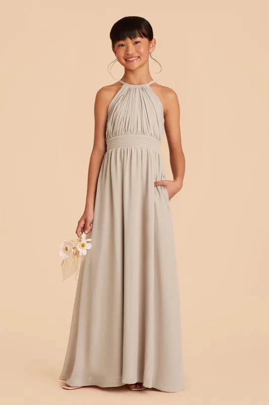 Sienna Junior Dress - Neutral Champagne sold by Birdy Grey
