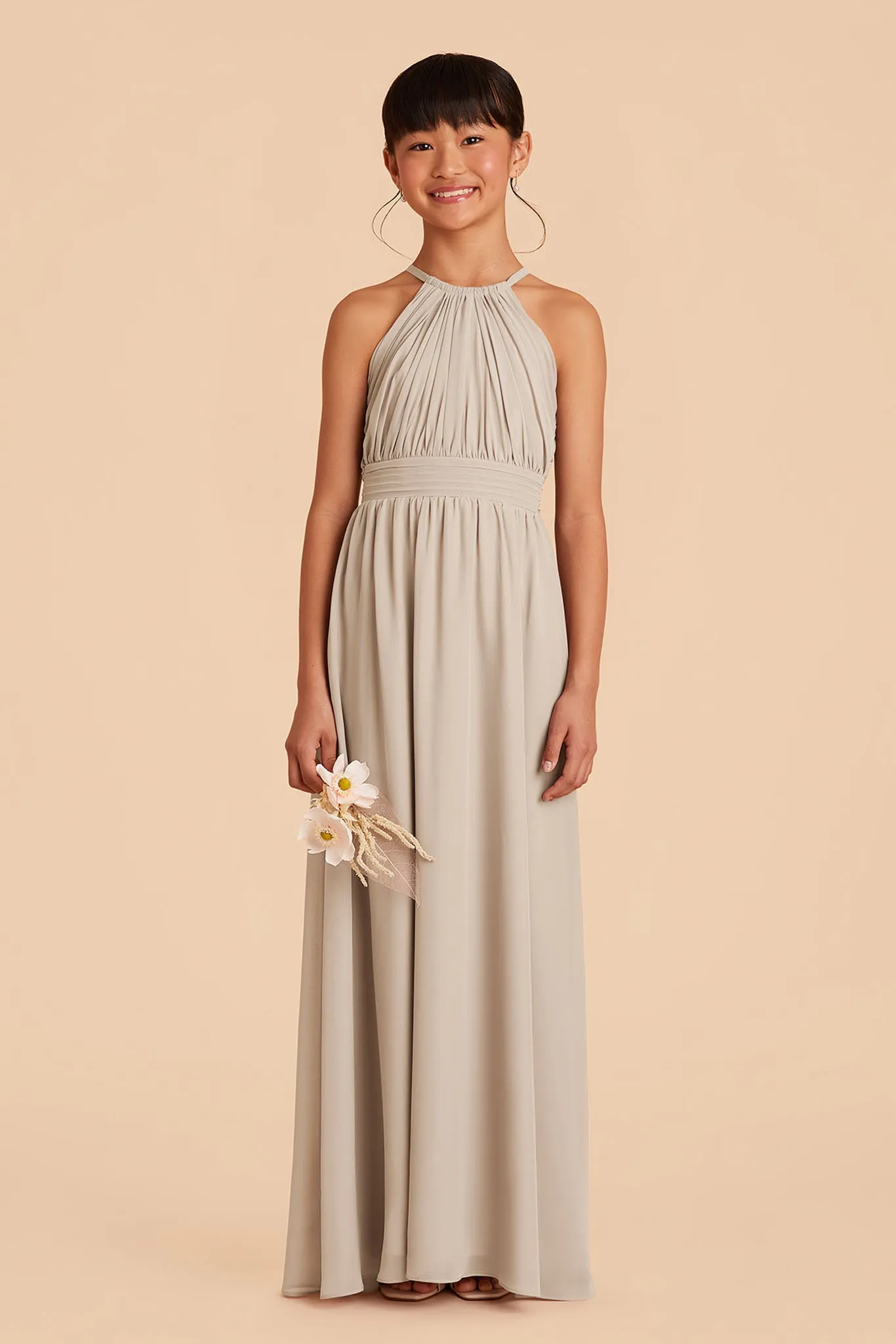 Sienna Junior Dress - Neutral Champagne sold by Birdy Grey product image thumbnail 3