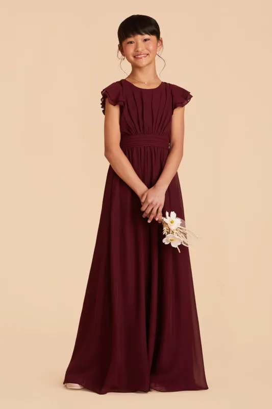 Celine Junior Dress - Cabernet sold by Birdy Grey