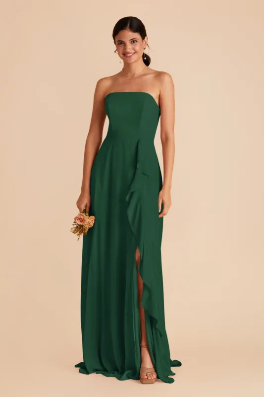 Winnie Convertible Chiffon Dress - Forest Green sold by Birdy Grey