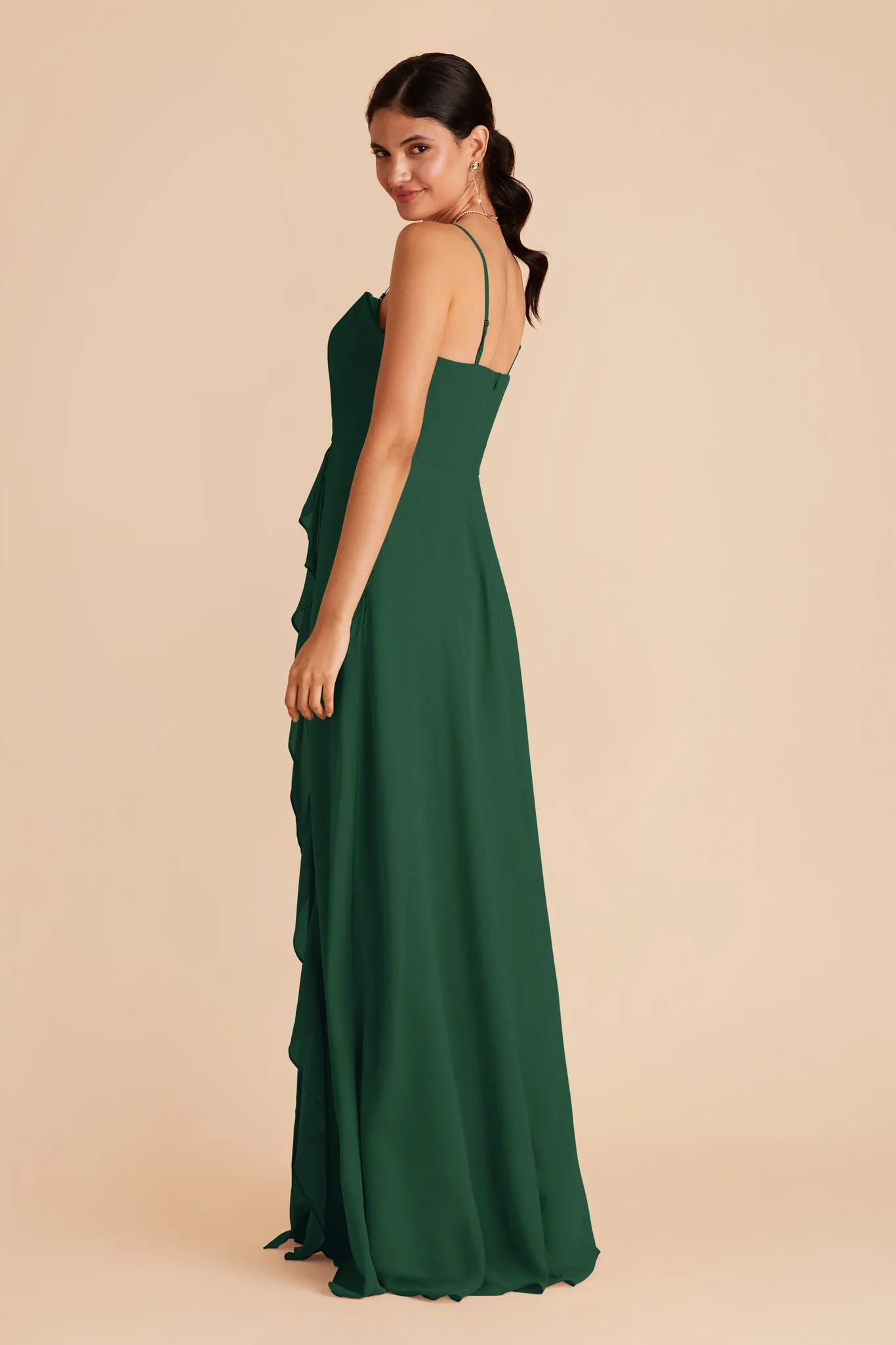 Winnie Convertible Chiffon Dress - Forest Green sold by Birdy Grey product image thumbnail 5