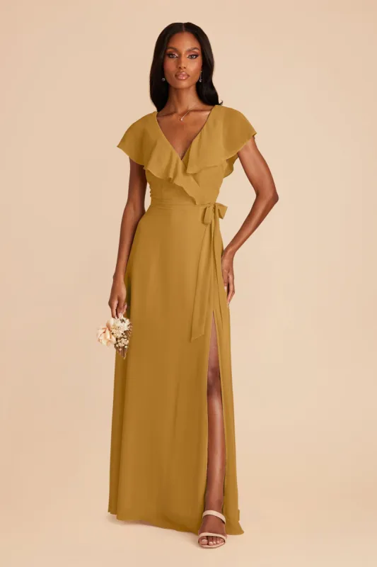 Jackson Chiffon Dress - Marigold sold by Birdy Grey