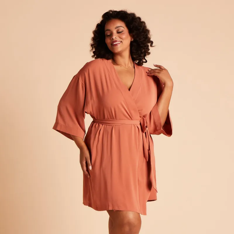 Karen Robe - Terracotta sold by Birdy Grey