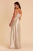 Cindy Shiny Satin Dress - Neutral Champagne sold by Birdy Grey