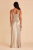Cindy Shiny Satin Dress - Neutral Champagne sold by Birdy Grey