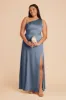 Kira Matte Satin Dress - French Blue sold by Birdy Grey