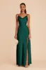 Lisa Long Matte Satin Dress - Emerald sold by Birdy Grey