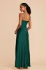 Lisa Long Matte Satin Dress - Emerald sold by Birdy Grey