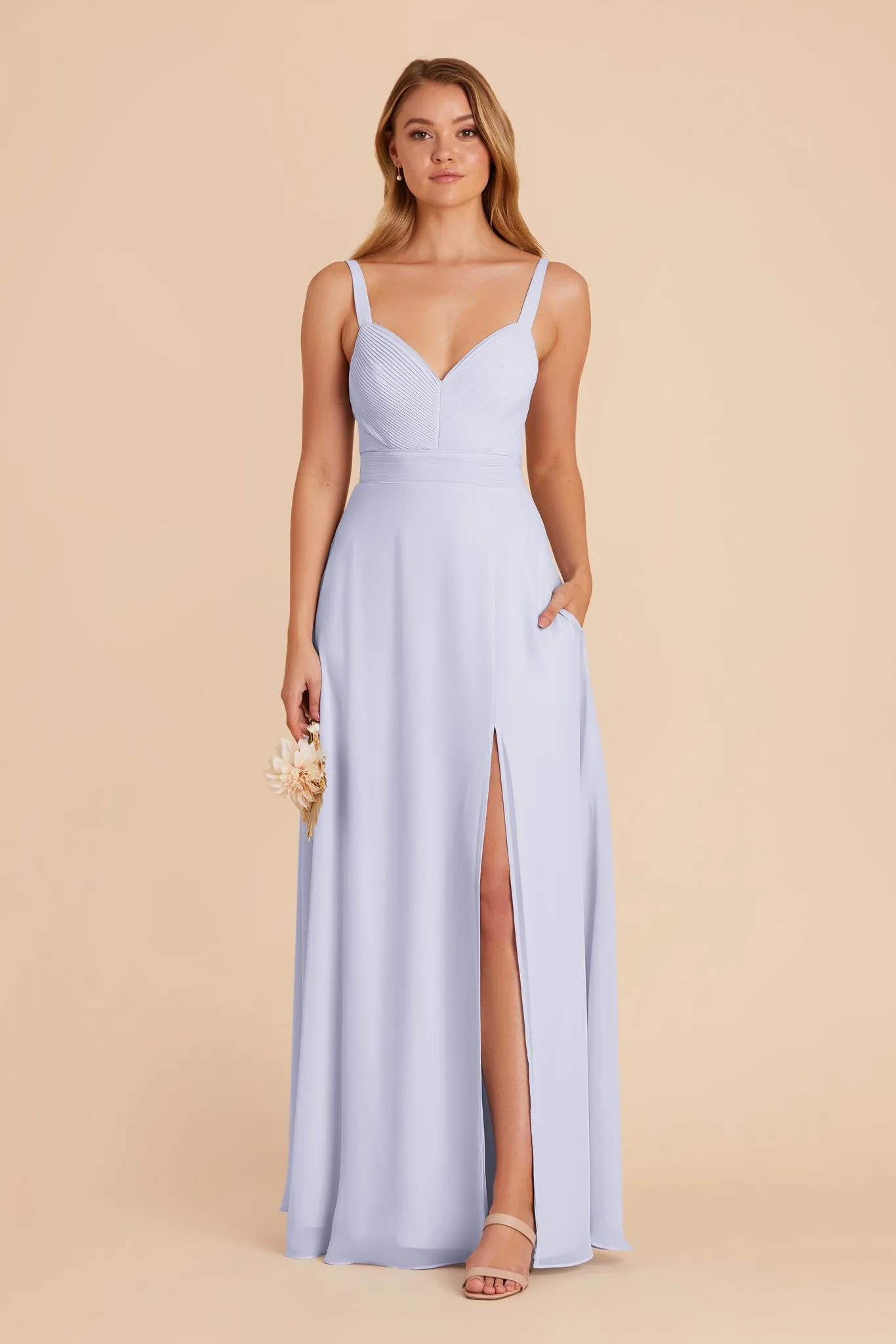 Deborah Chiffon Dress - Periwinkle Blue sold by Birdy Grey product image thumbnail 3