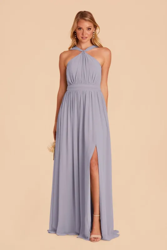 Kiko Chiffon Dress - Dusty Lilac sold by Birdy Grey