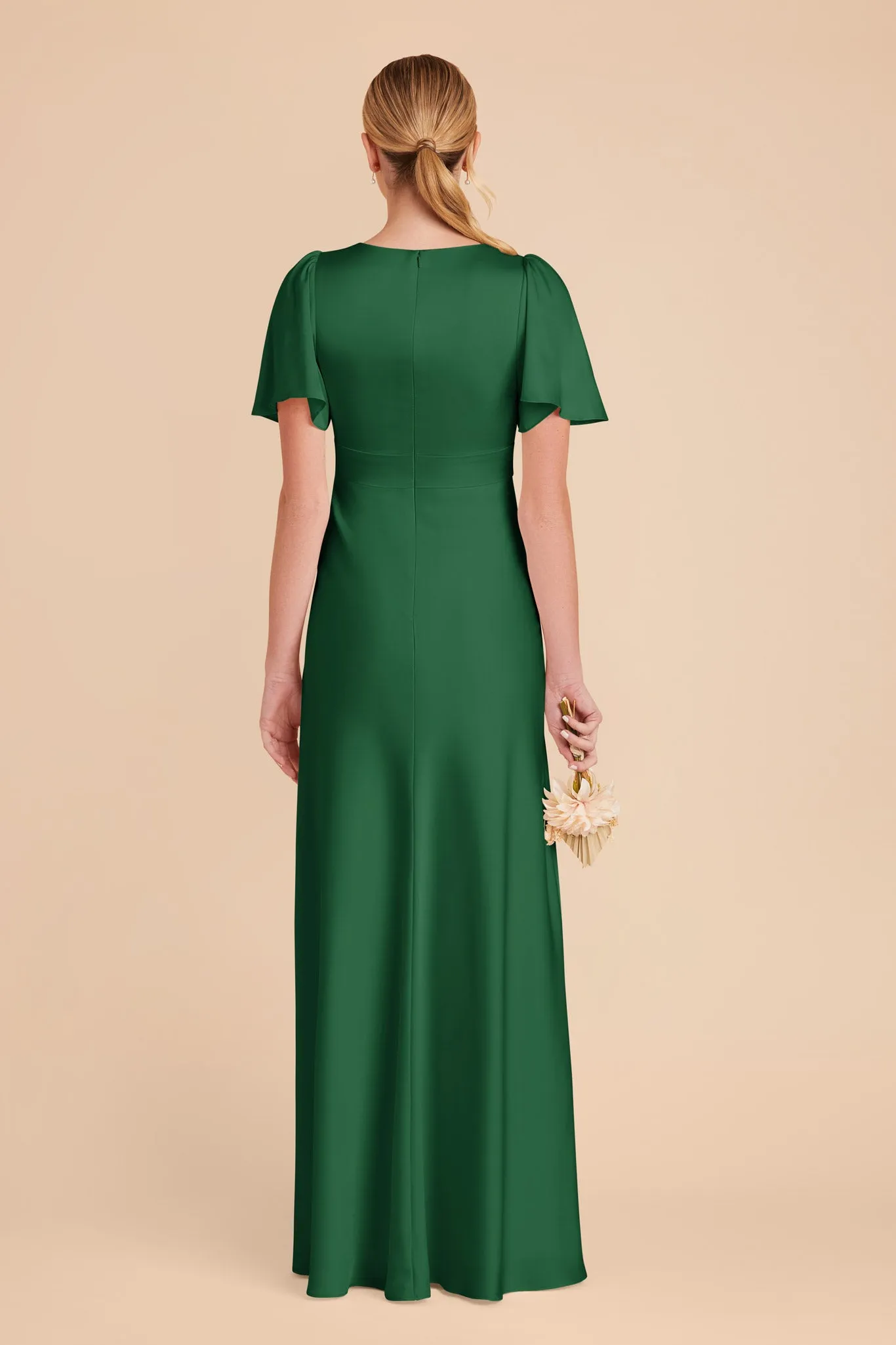 Marni Matte Satin Dress - Forest Green sold by Birdy Grey product image thumbnail 5