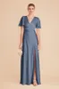 Marni Matte Satin Dress - French Blue sold by Birdy Grey