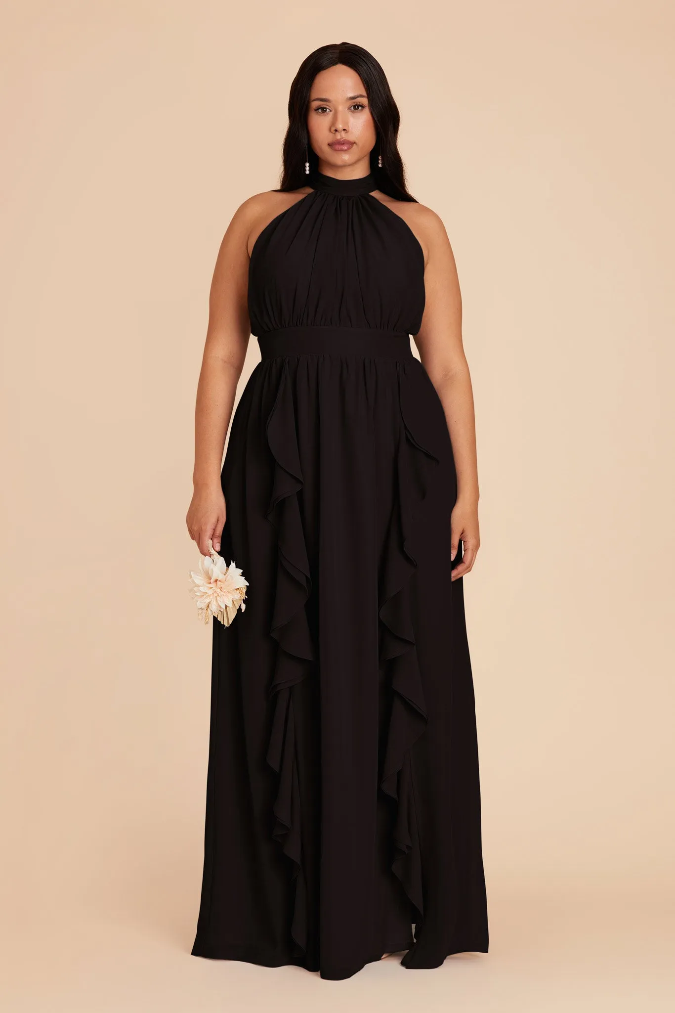 Joyce Chiffon Dress - Black sold by Birdy Grey product image thumbnail 2