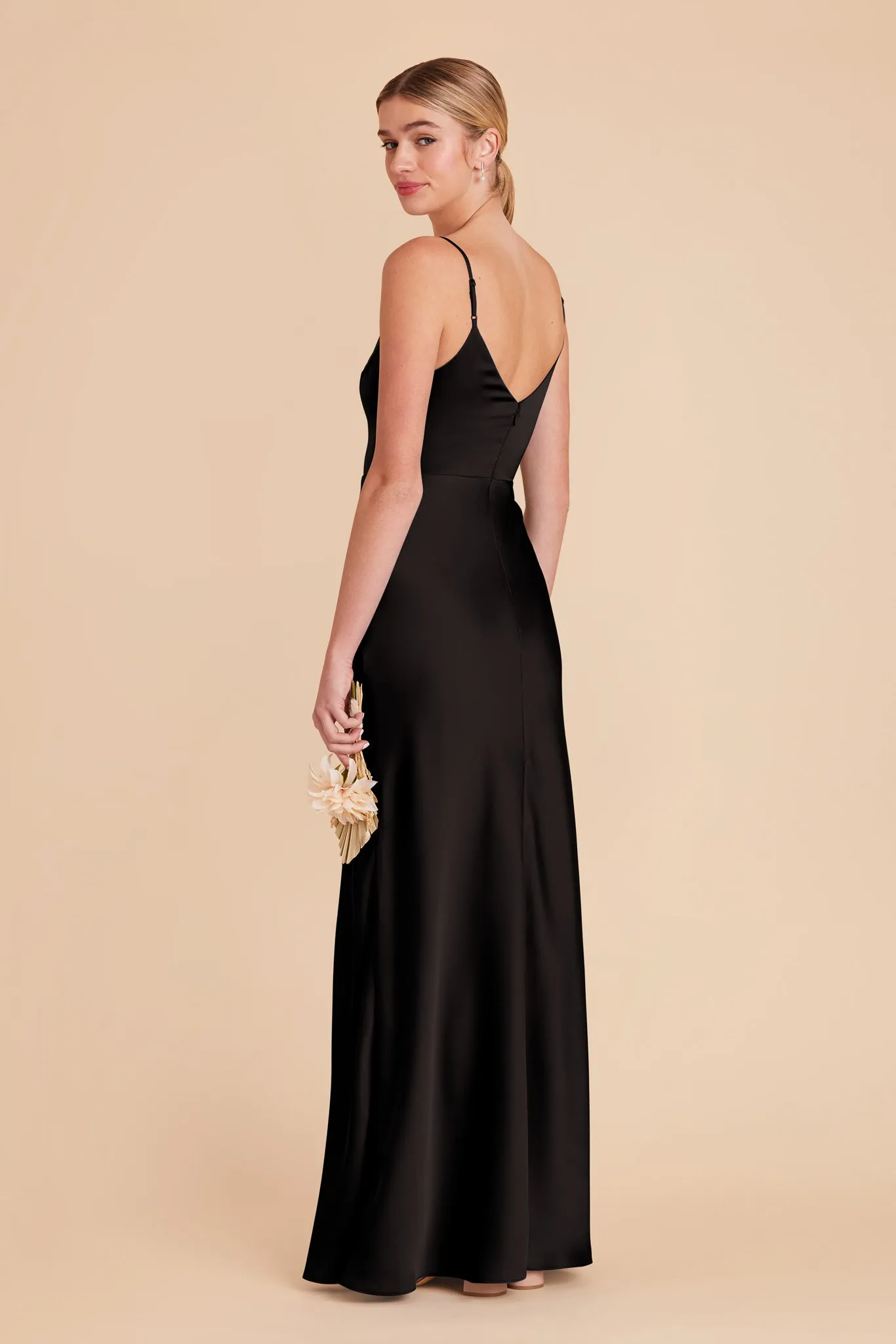 Jay Matte Satin Dress - Black sold by Birdy Grey product image thumbnail 5