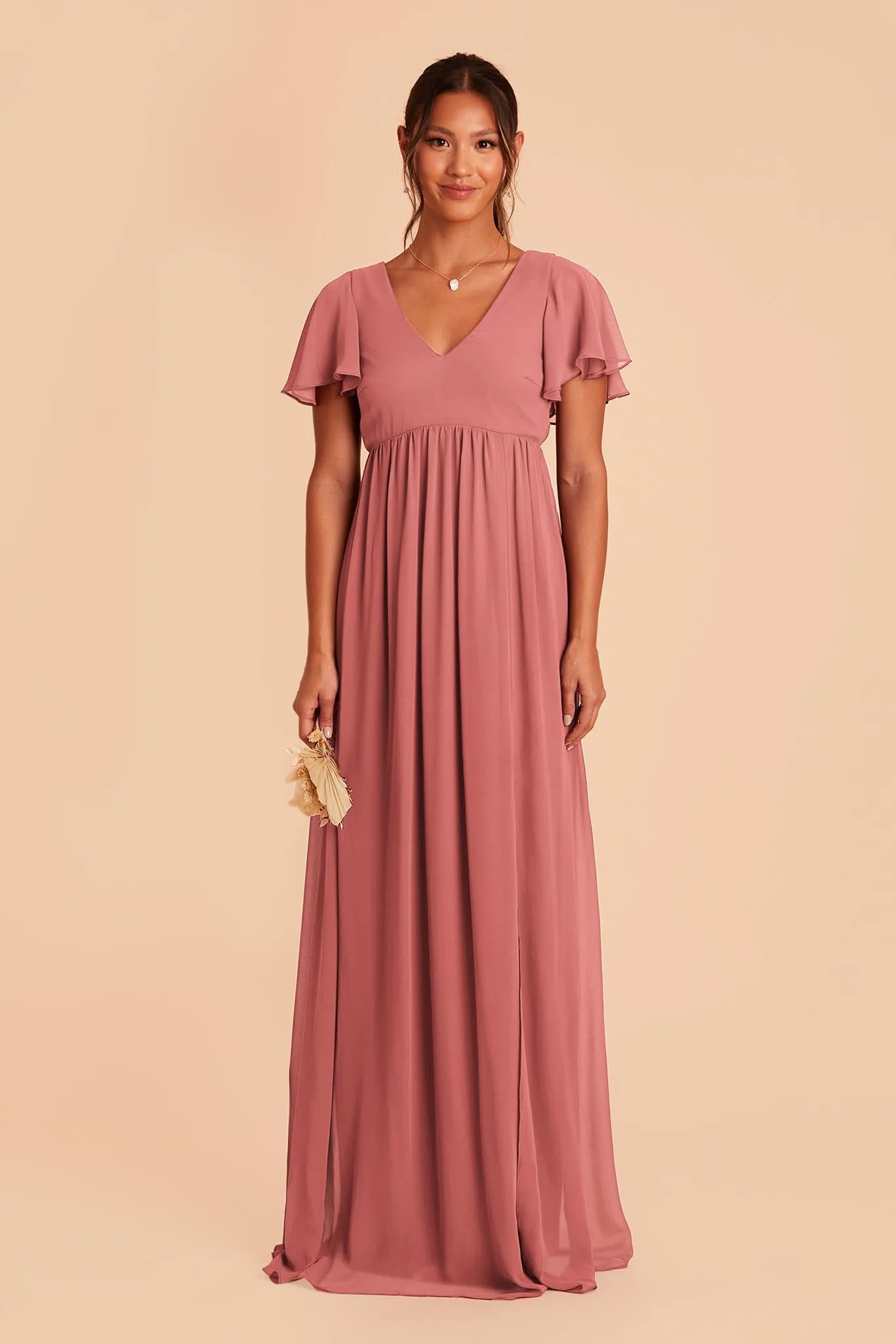 Hannah Empire Dress - Mulberry sold by Birdy Grey product image thumbnail 4