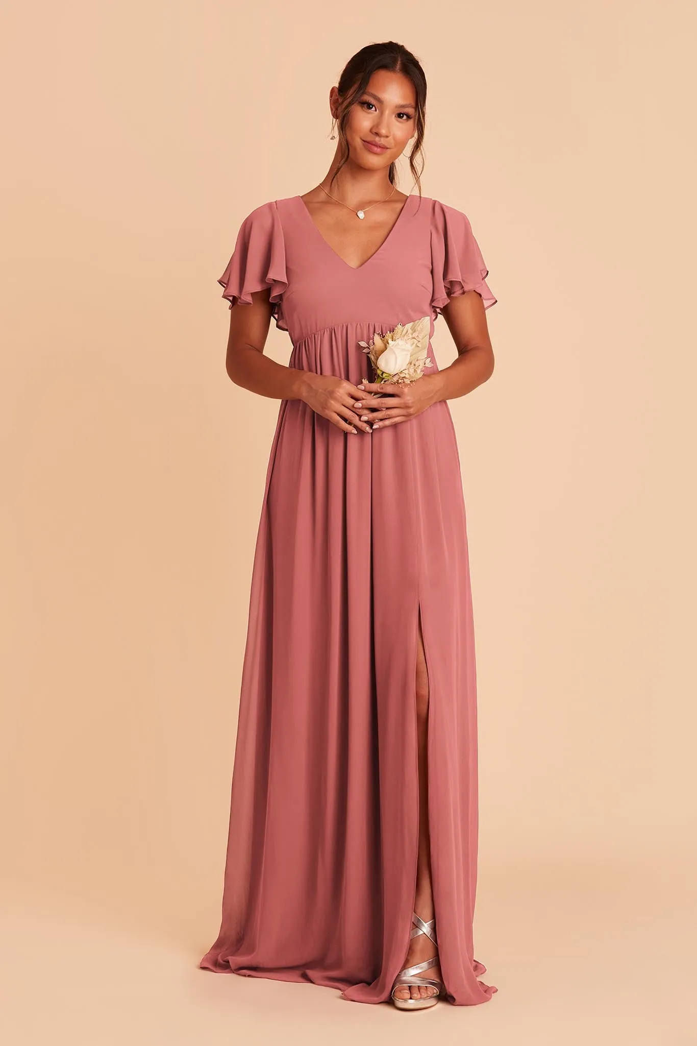 Hannah Empire Dress - Mulberry sold by Birdy Grey