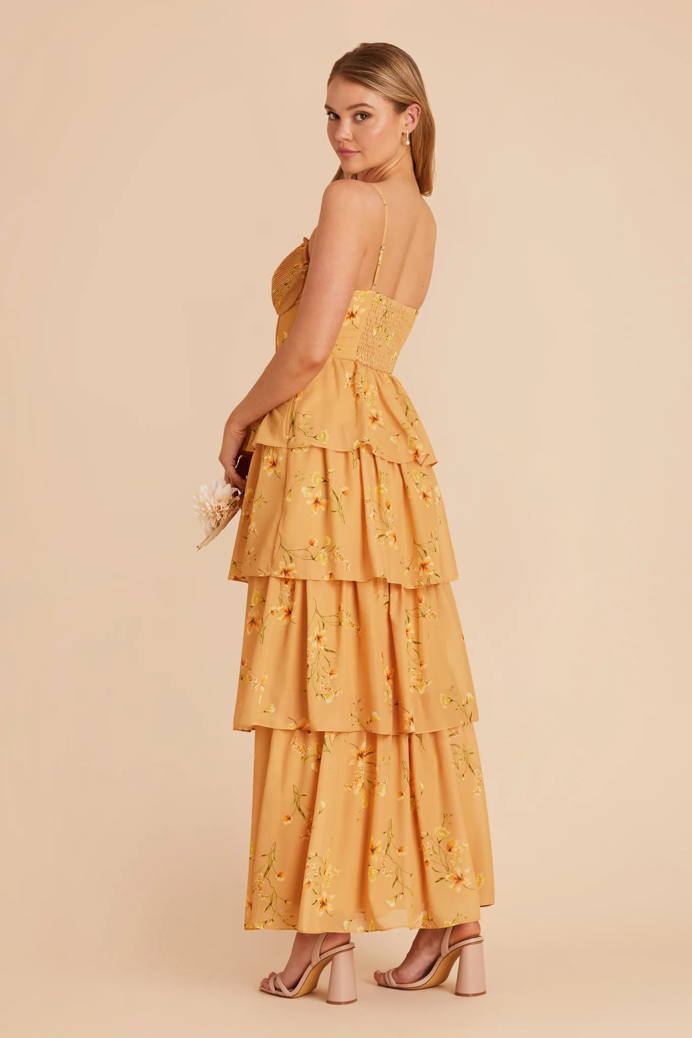 Lola Chiffon Dress - Marigold Le Fleur sold by Birdy Grey product image thumbnail 4